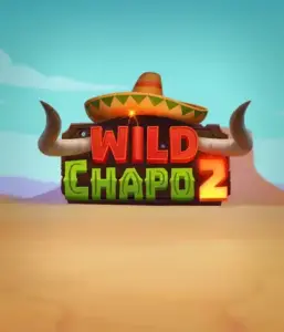 Embark on the lively Mexican desert with Wild Chapo 2 slot by Relax Gaming, showcasing a whimsical bull wearing a sombrero set against a serene desert backdrop. This image conveys the fun and adventure of the game, ideal for players who enjoy unique themes, offering a captivating play experience.